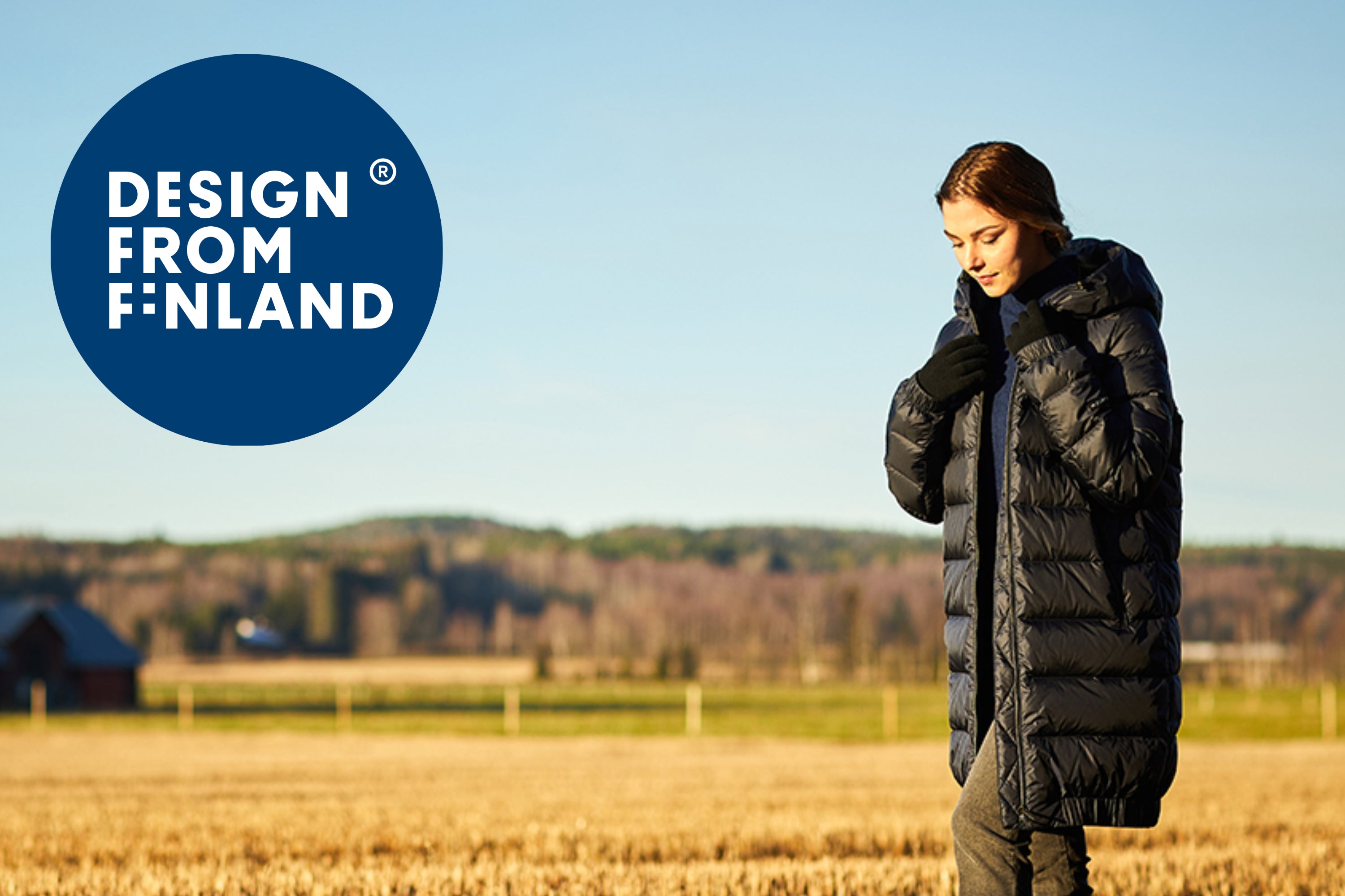 Design from Finland -merkki Joutsen-untuva ja kevytuntuvatakeilla