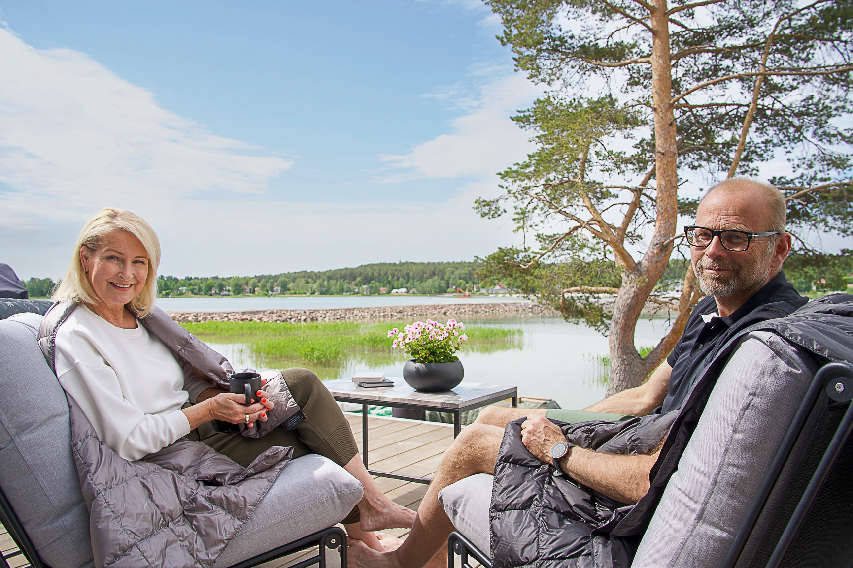Asuntomessujen unelmakodissa nukutaan turvallisten Joutsen-vuodevaatteiden syleilyssä