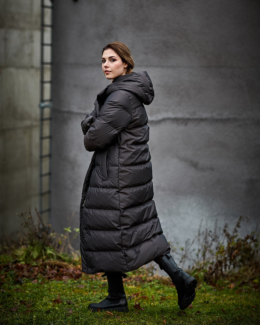 Blanka-untuvatakki lakritsi