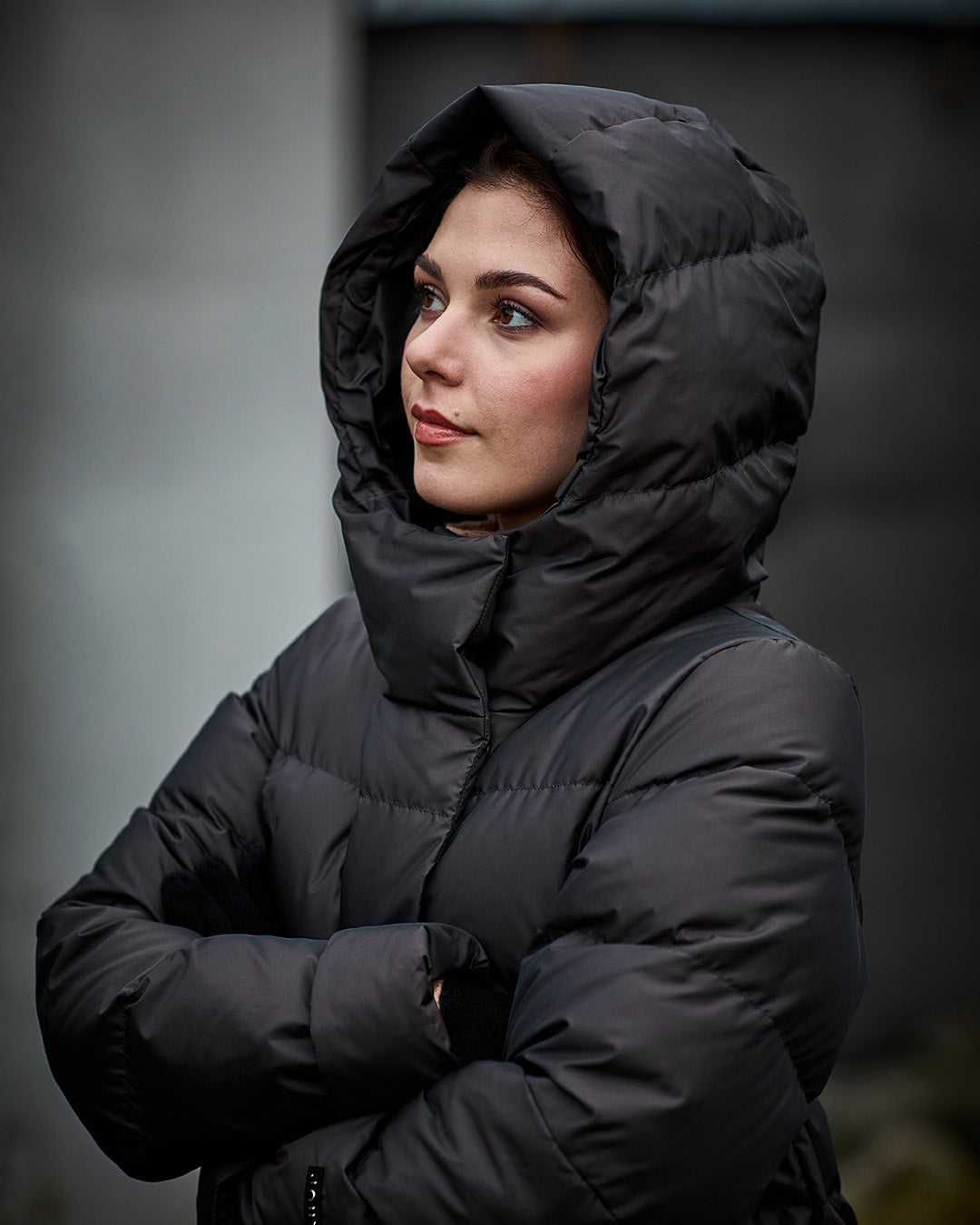 Blanka-untuvatakki lakritsi