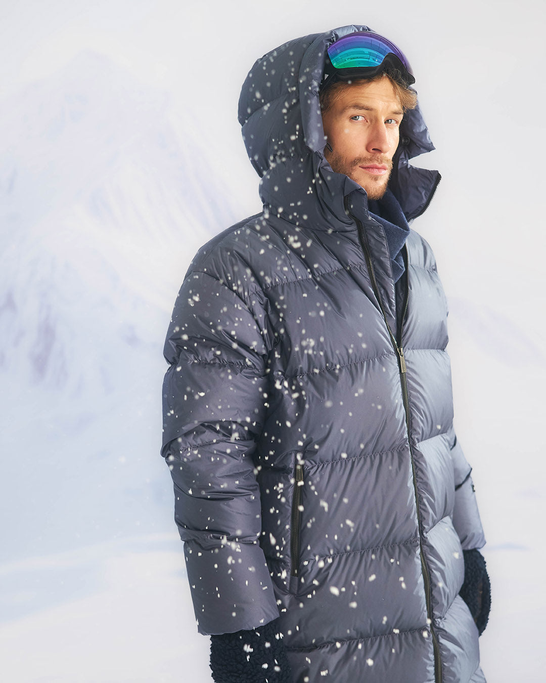 Knut-untuvatakki myrskyluoto