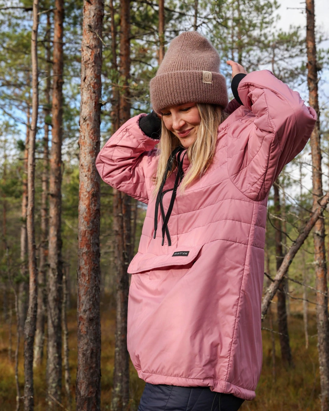 Luoto-untuva-anorakki villikukka