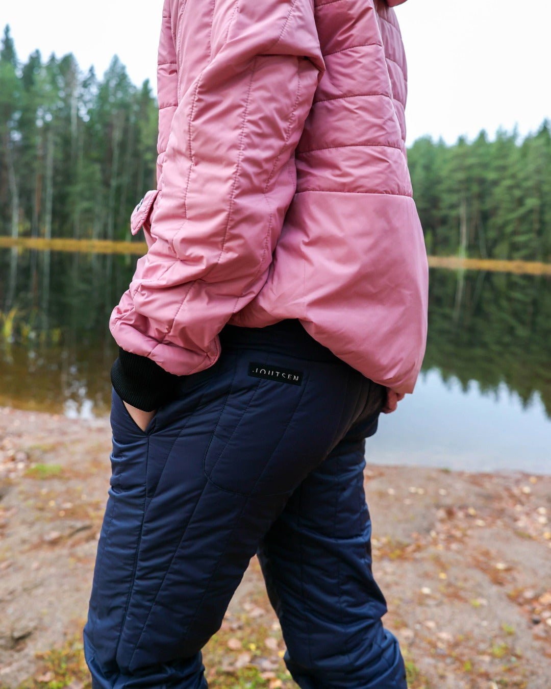 Rento-untuvahousut vihreä