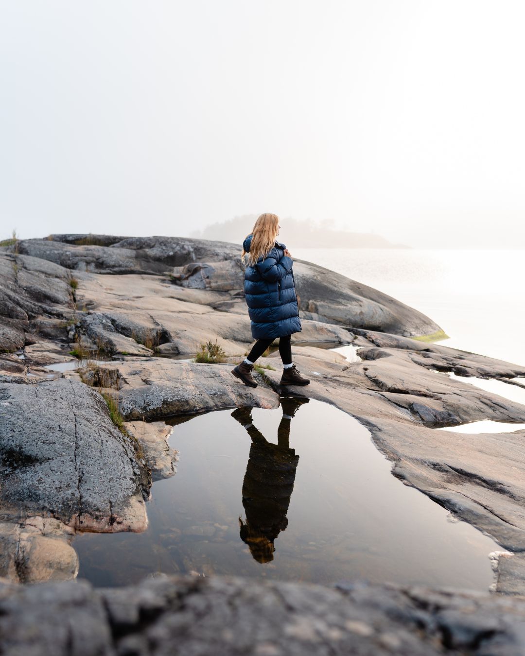 Silvia-untuvatakki myrskyluoto