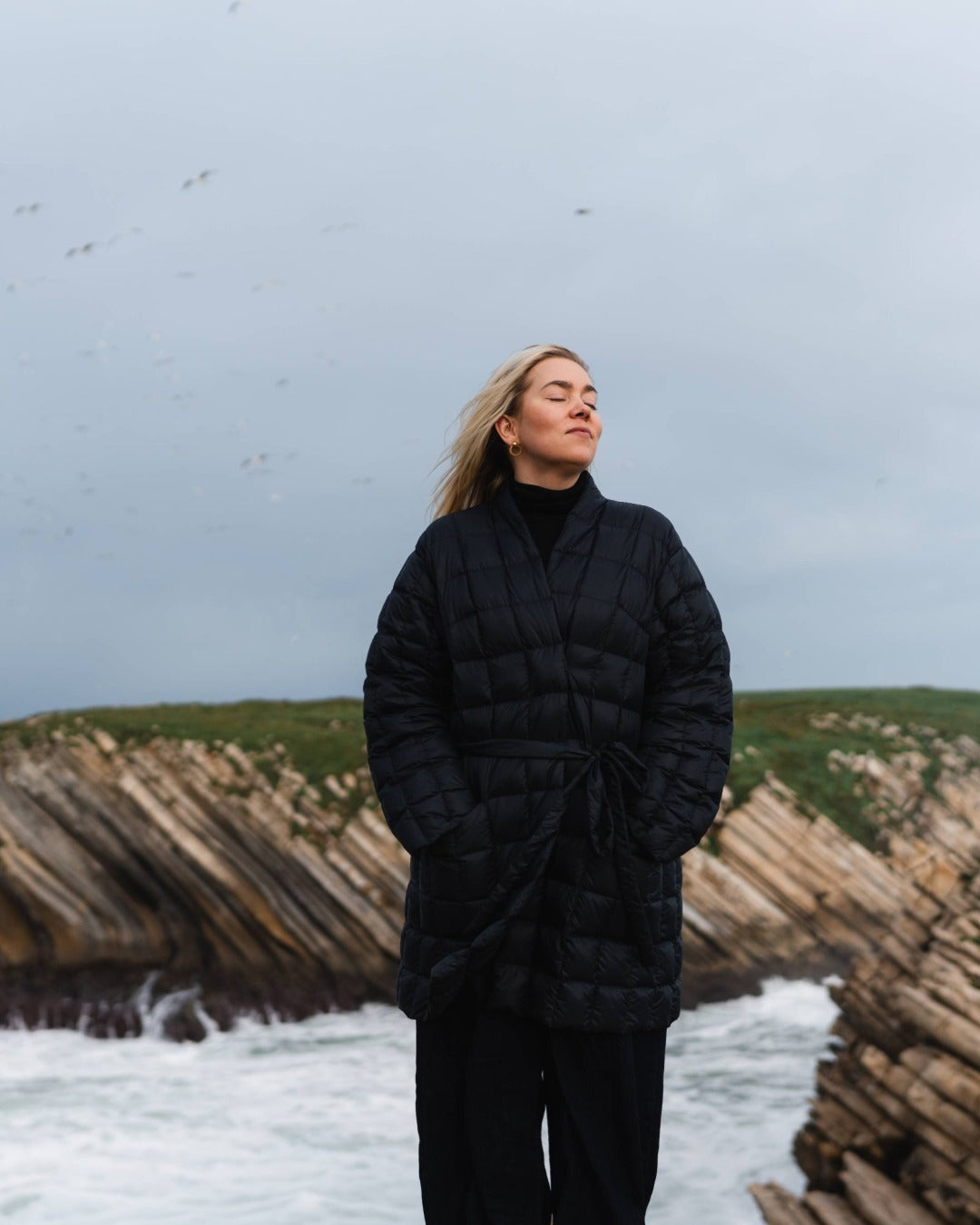 Vellamo-untuvajakku sininen pioni