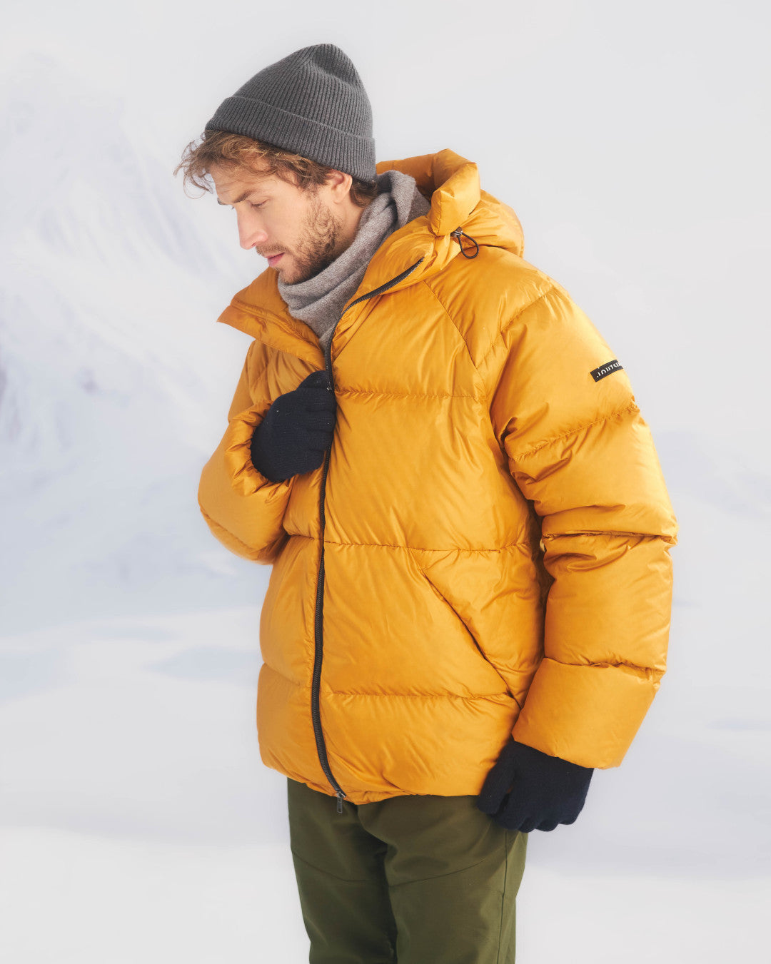 Huurre-untuvatakki meripihka