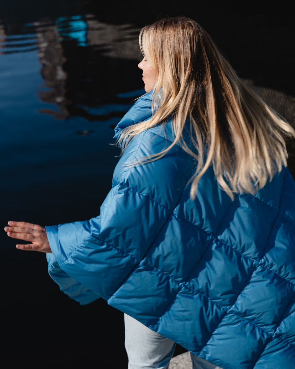 Kinos untuvaponcho - Joutsen -