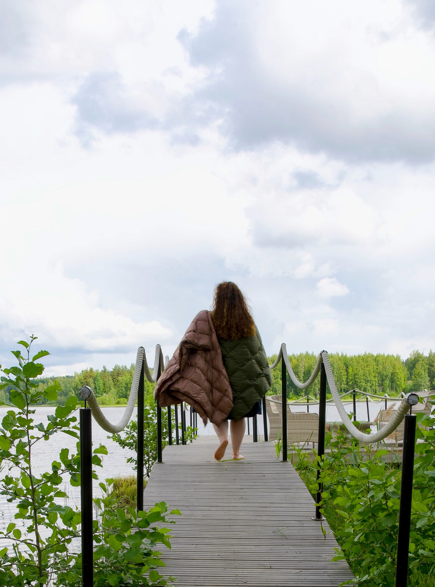 Otava untuvaponcho - Joutsen -