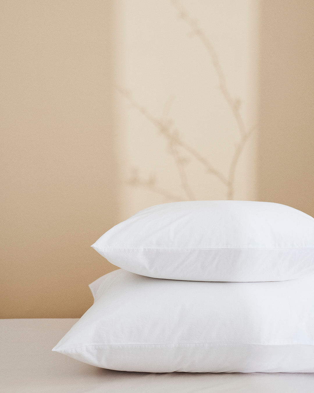 Tyynyliina perkaalipuuvillaa valkoinen