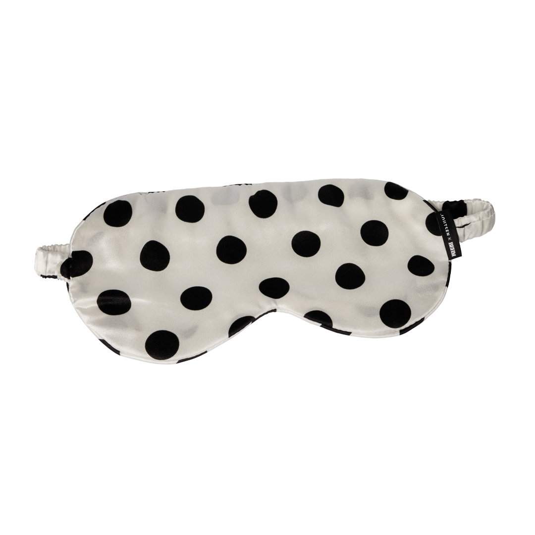 Uinuva-silkkiunimaski - Joutsen - Polka Dot