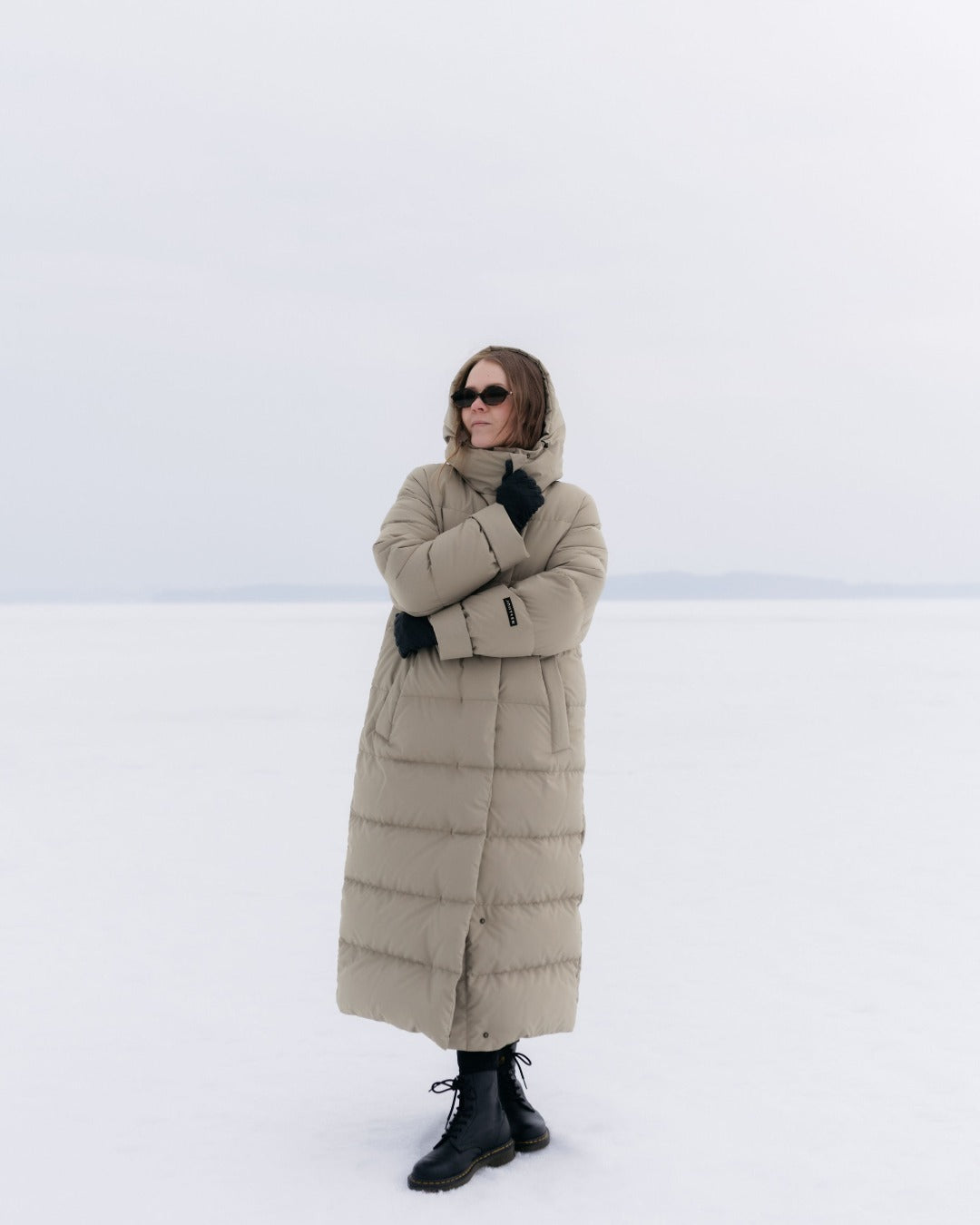 Blenda-untuvatakki cappuccino