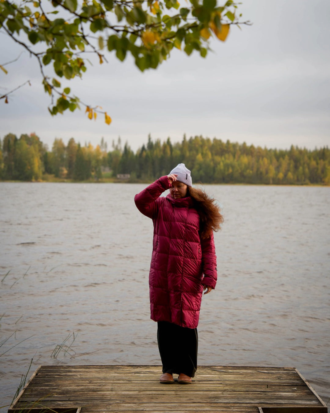 Essi-kevytuntuvatakki punaviini