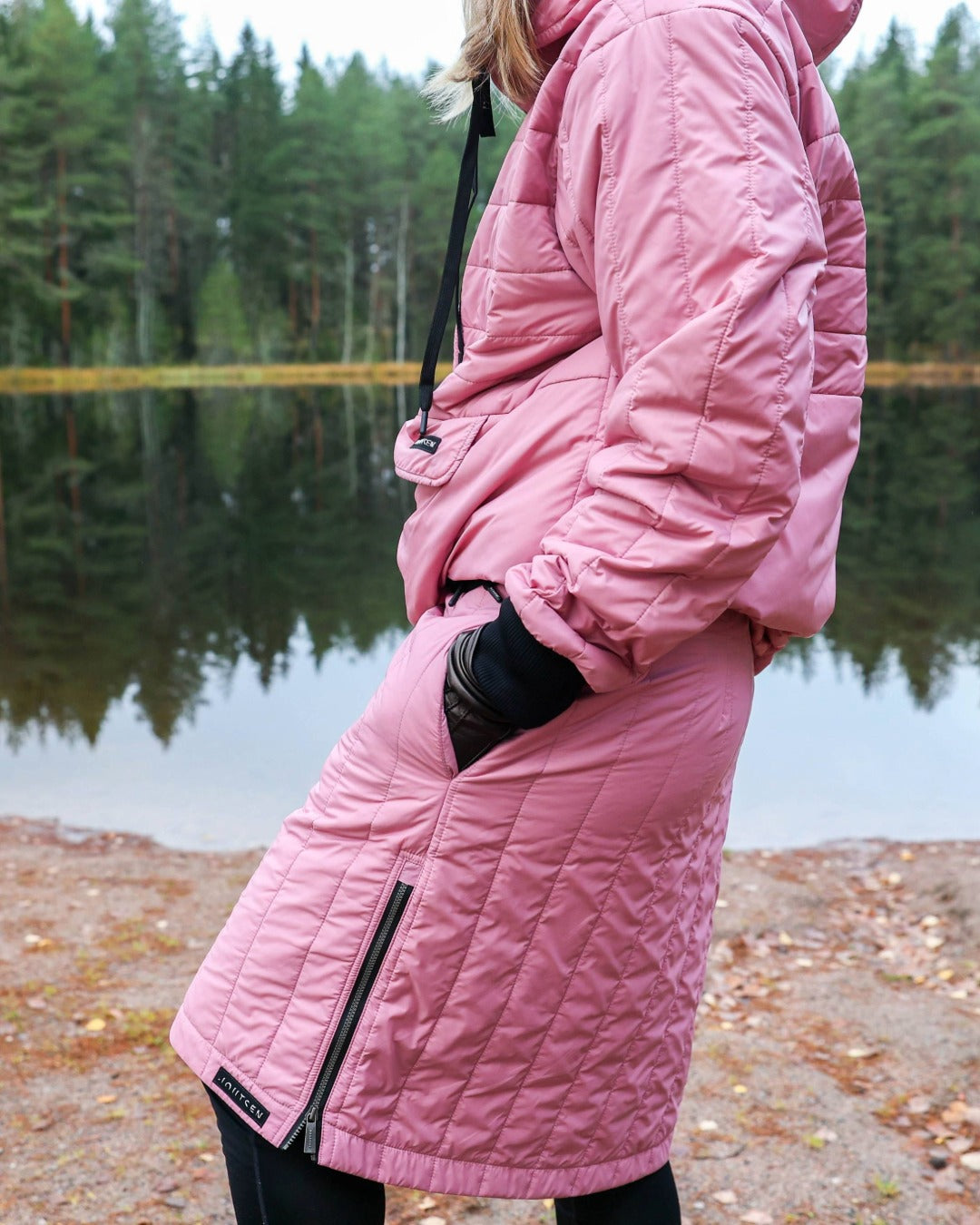 Luoto-untuva-anorakki villikukka