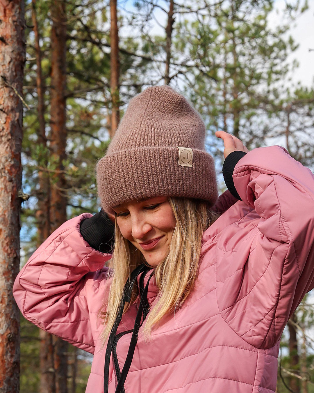 Talvitaika-mohairpipo suklaa