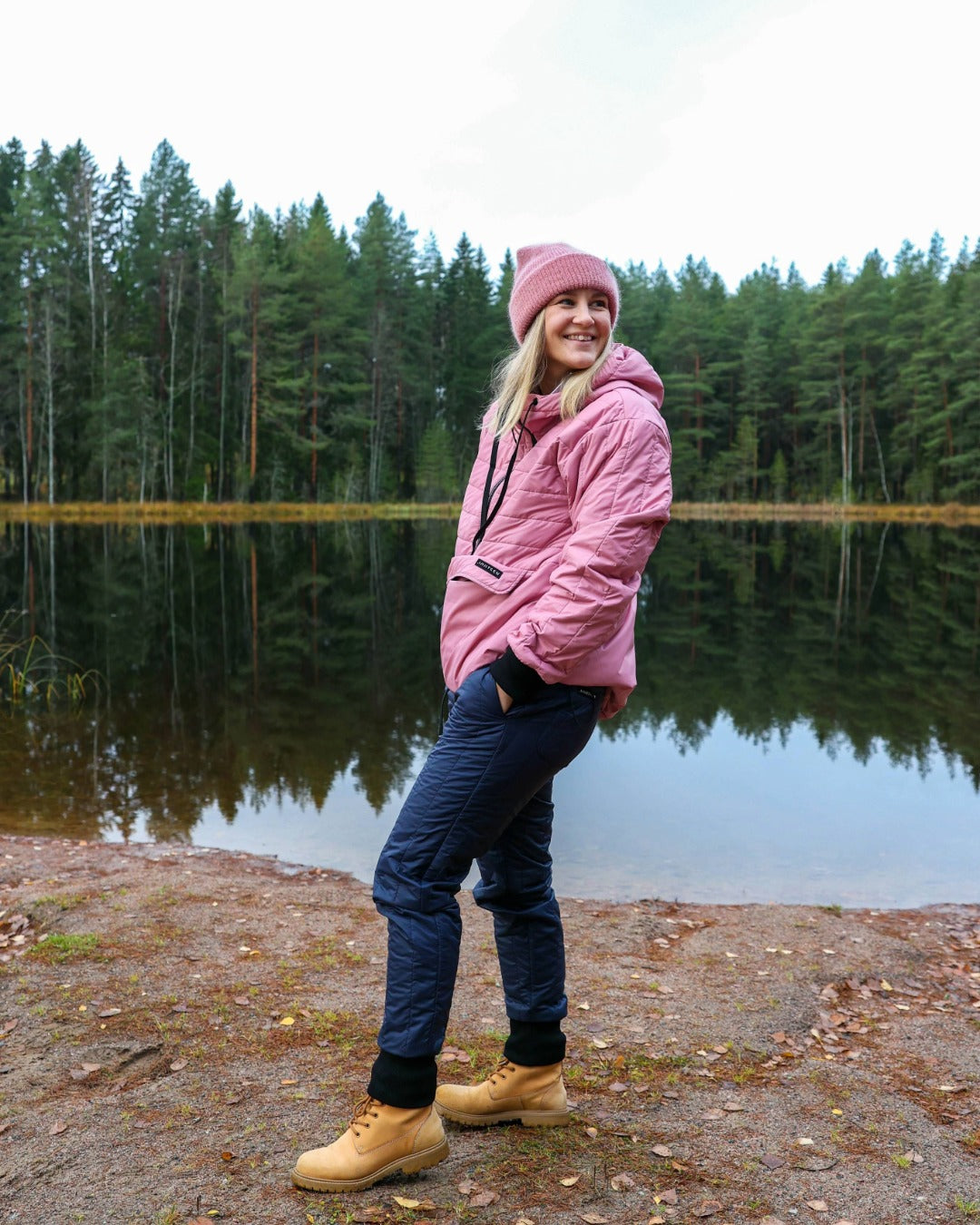 Rento-untuvahousut vihreä