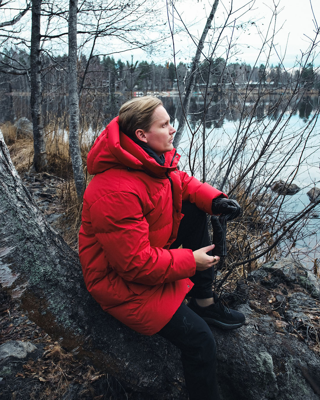 Tuisku-untuvaparkatakki chili